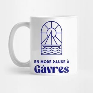 Gâvres in pause mode - Brittany Morbihan 56 Sea Holidays Beach Mug